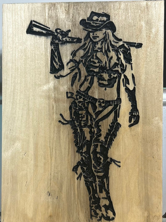 Cowgirl Sign